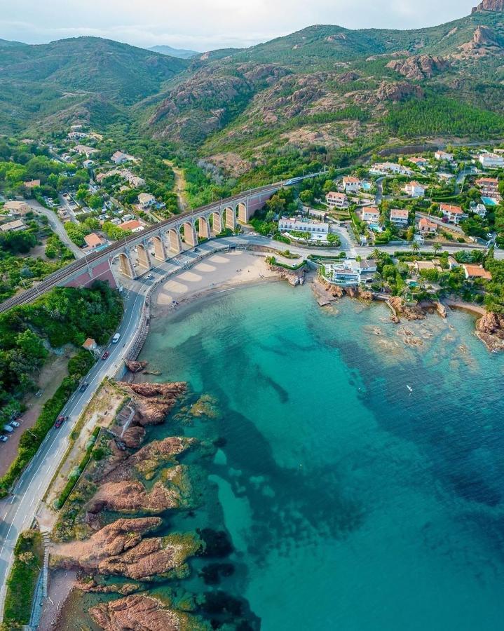 Studio 1 Neuf A 100 M Des Plages Et De La Gare Сен-Рафаель Екстер'єр фото